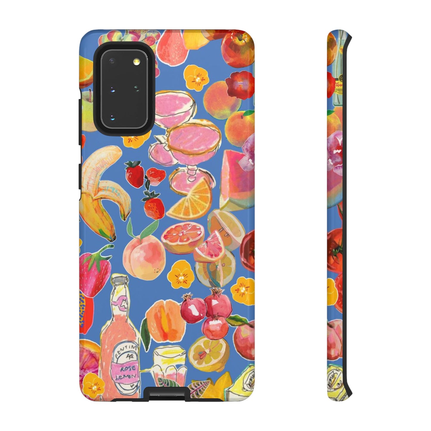 Colorful Fruit Collage Phone Case