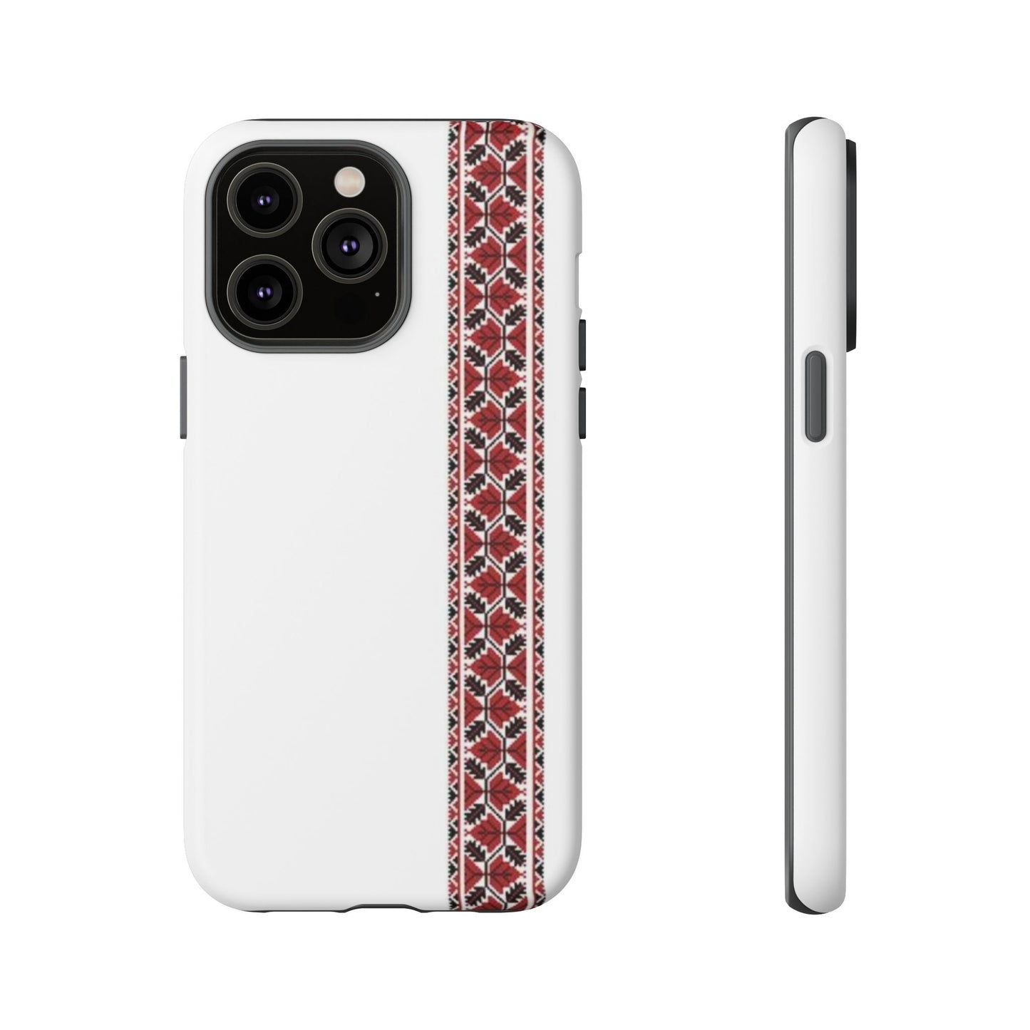 Palestinian Tatreez White/Red