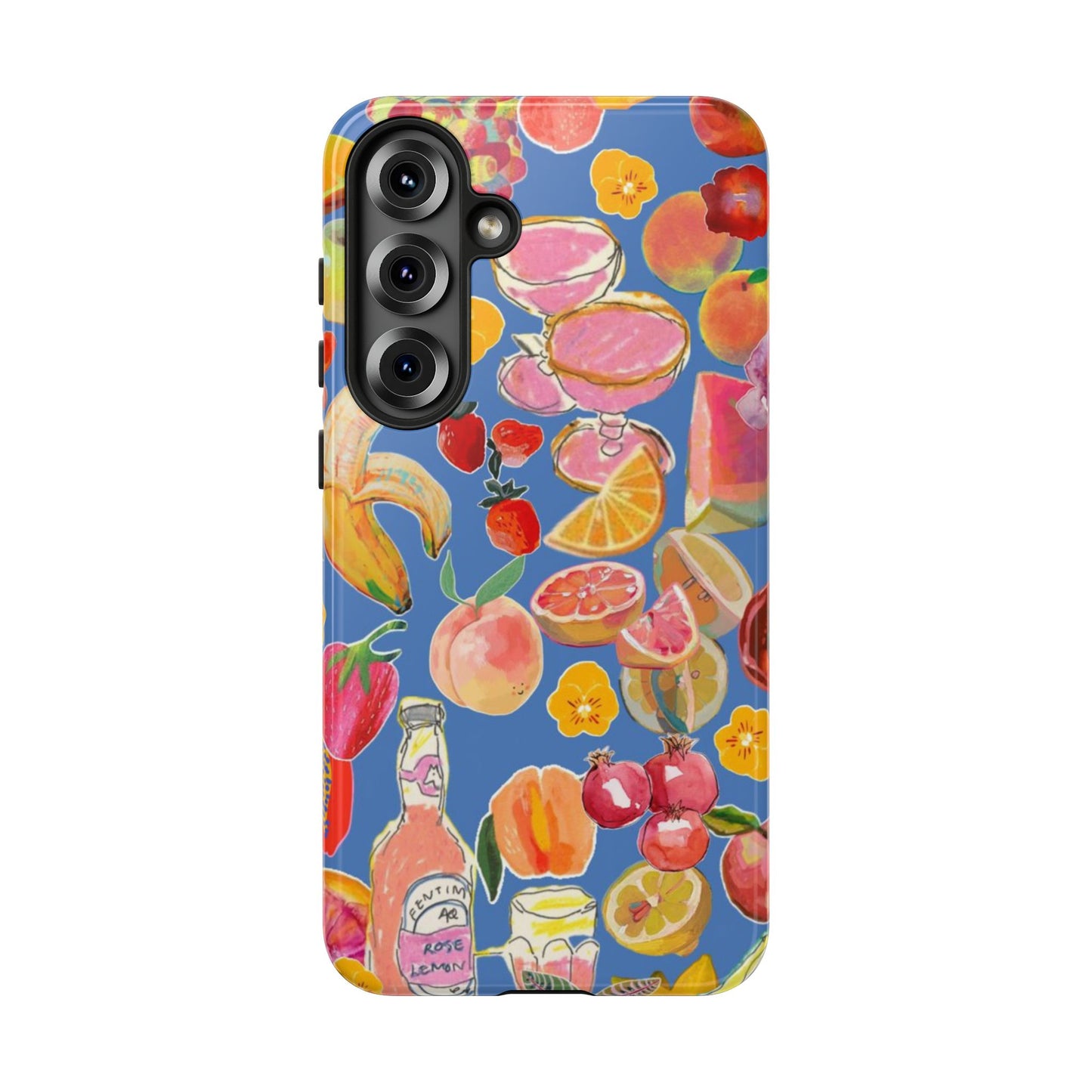 Colorful Fruit Collage Phone Case