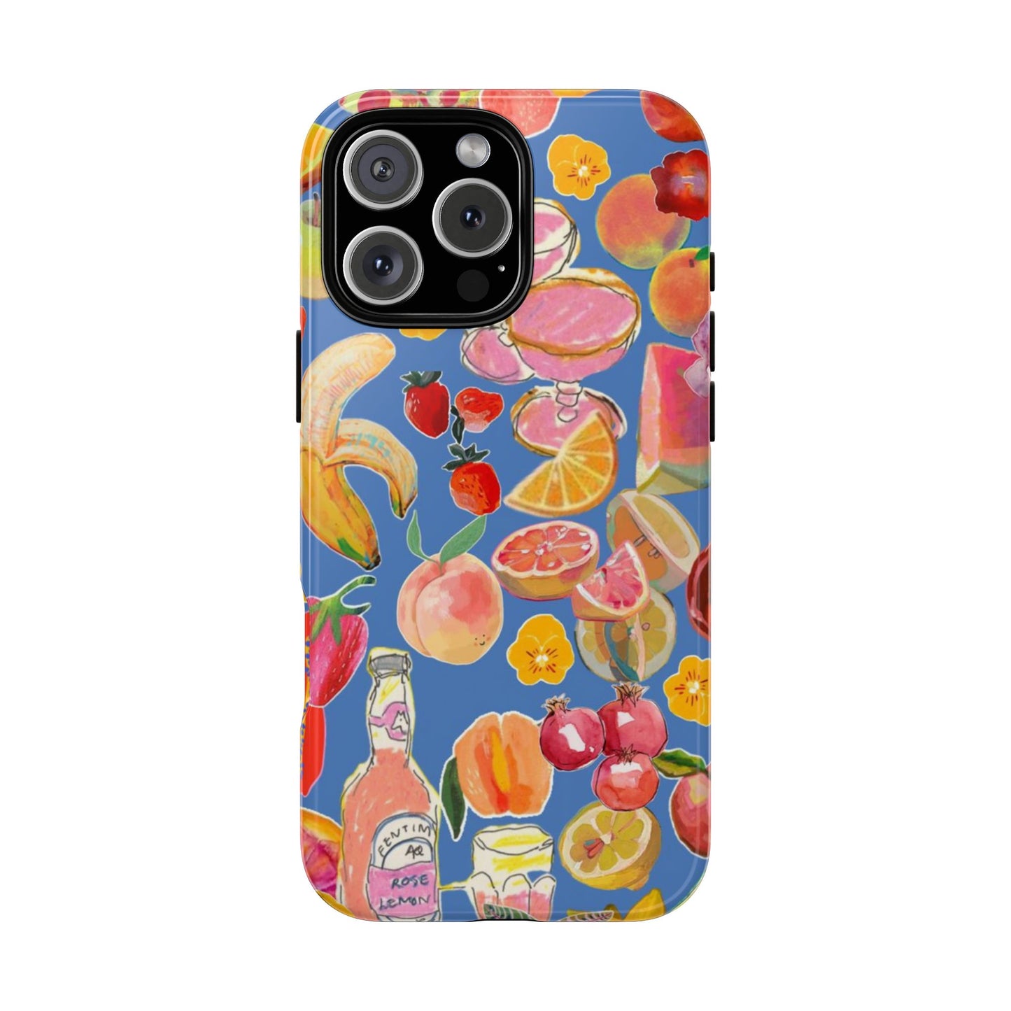 Colorful Fruit Collage Phone Case