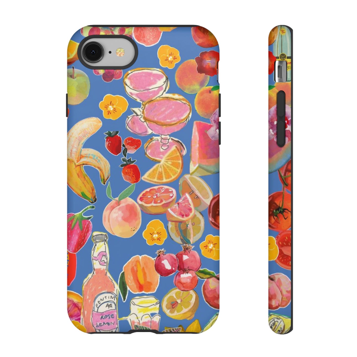 Colorful Fruit Collage Phone Case