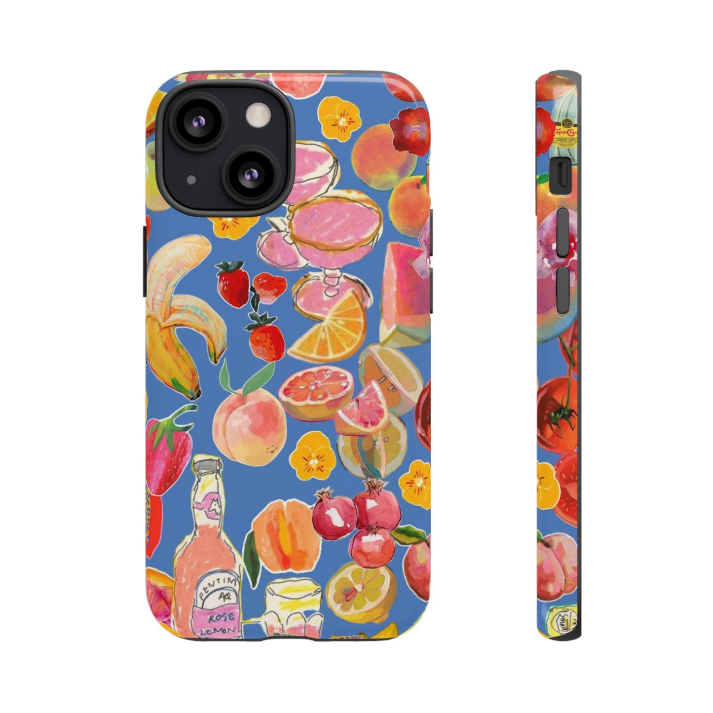 Colorful Fruit Collage Phone Case