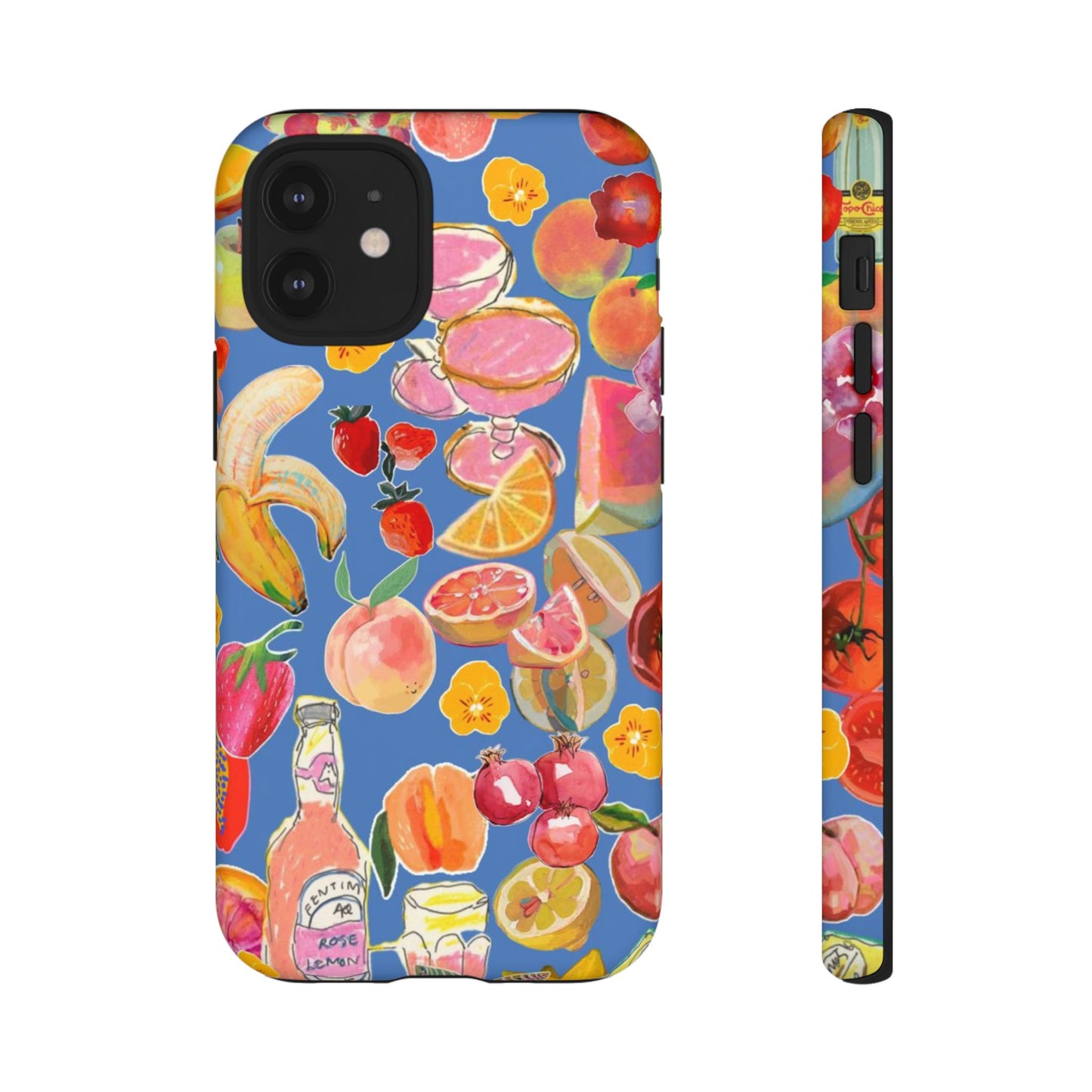 Colorful Fruit Collage Phone Case
