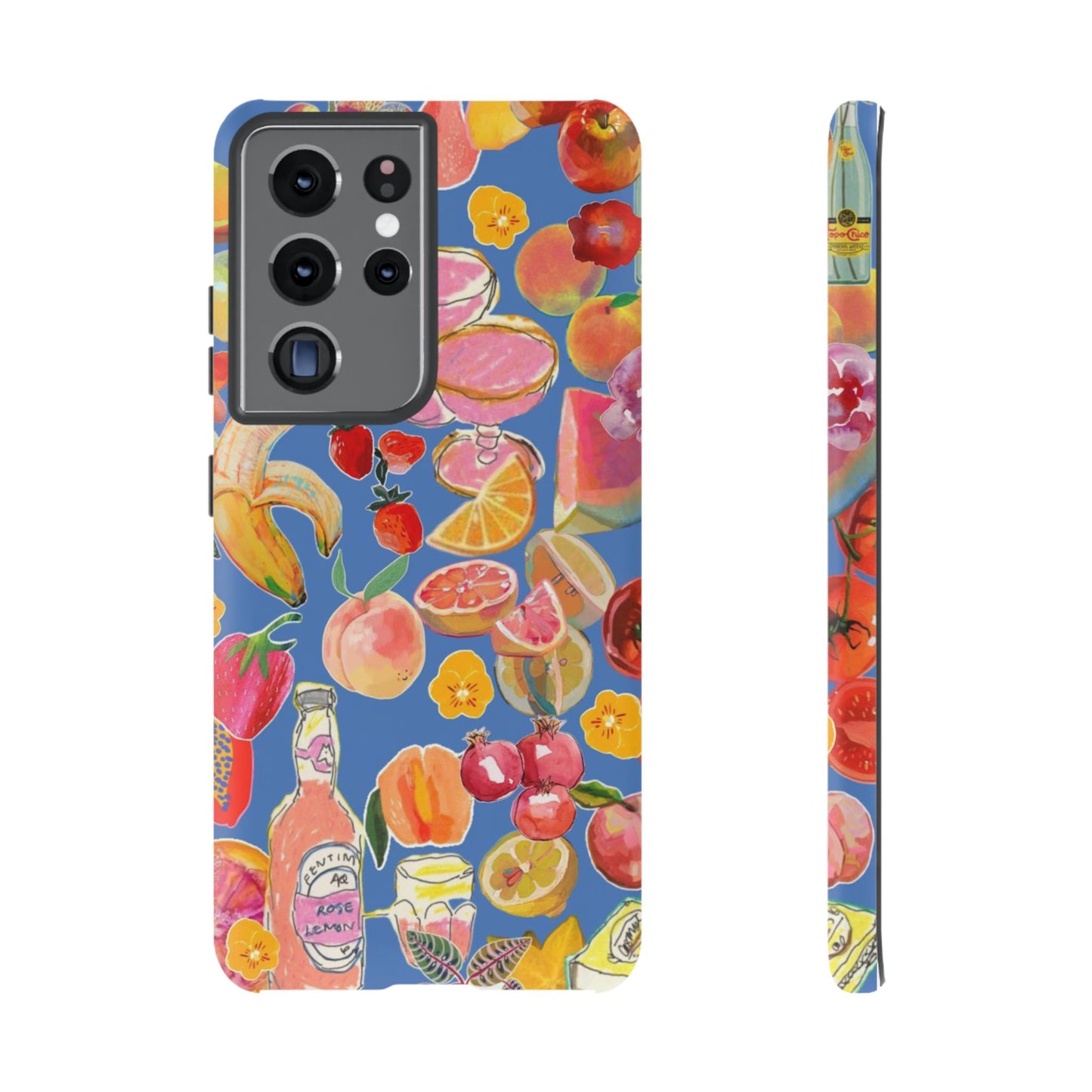 Colorful Fruit Collage Phone Case