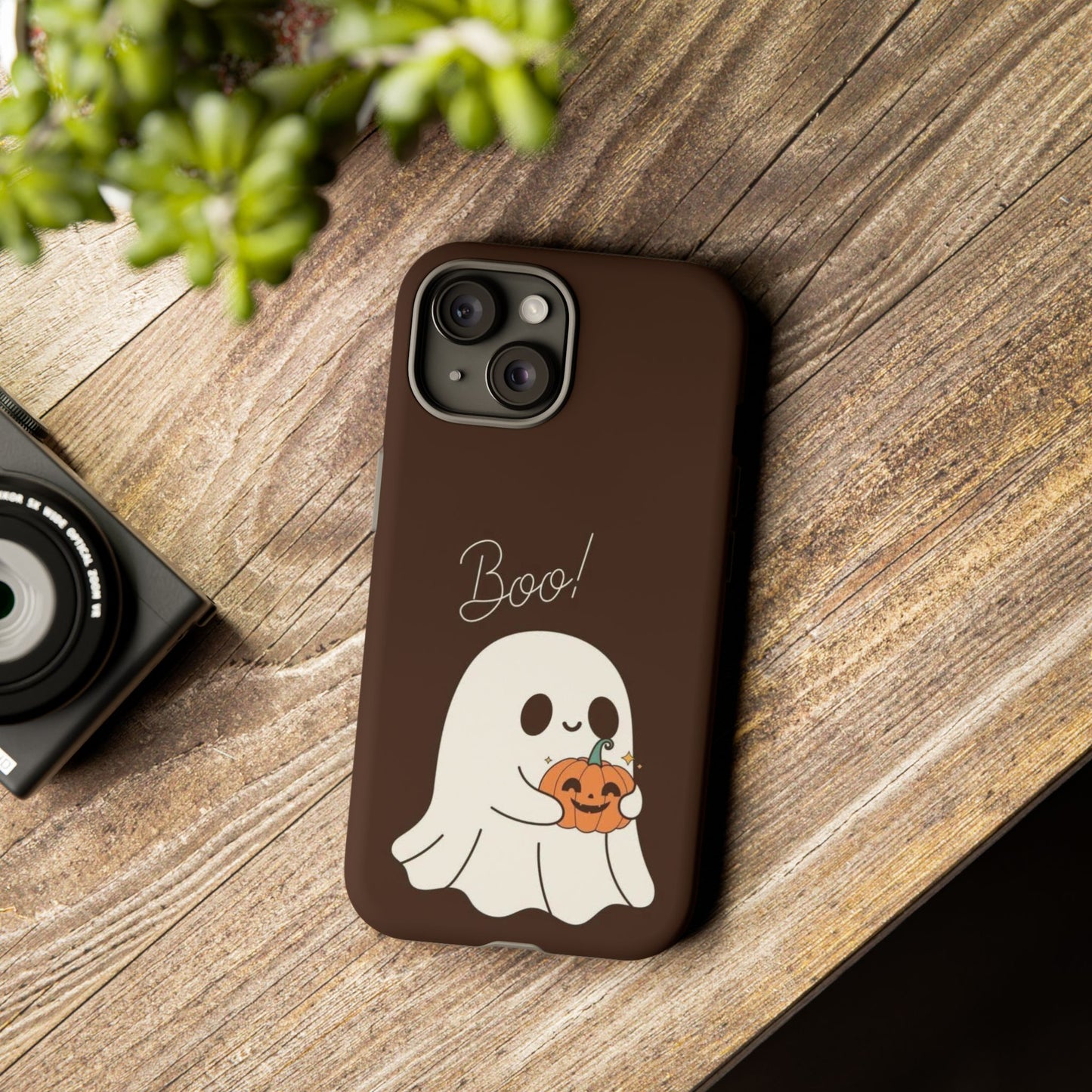 Ghost Pumpkin Phone Case — "Boo!"