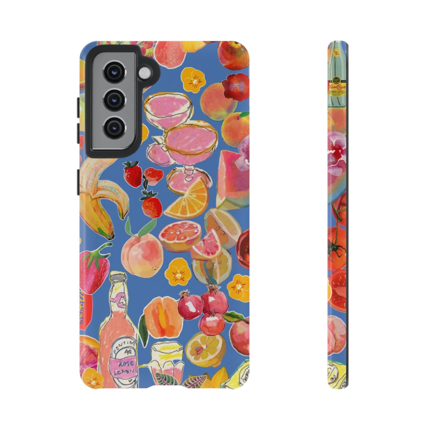 Colorful Fruit Collage Phone Case