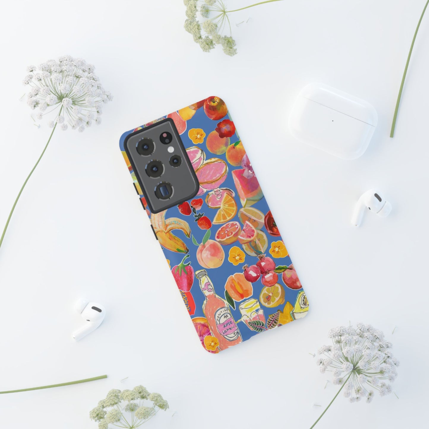 Colorful Fruit Collage Phone Case