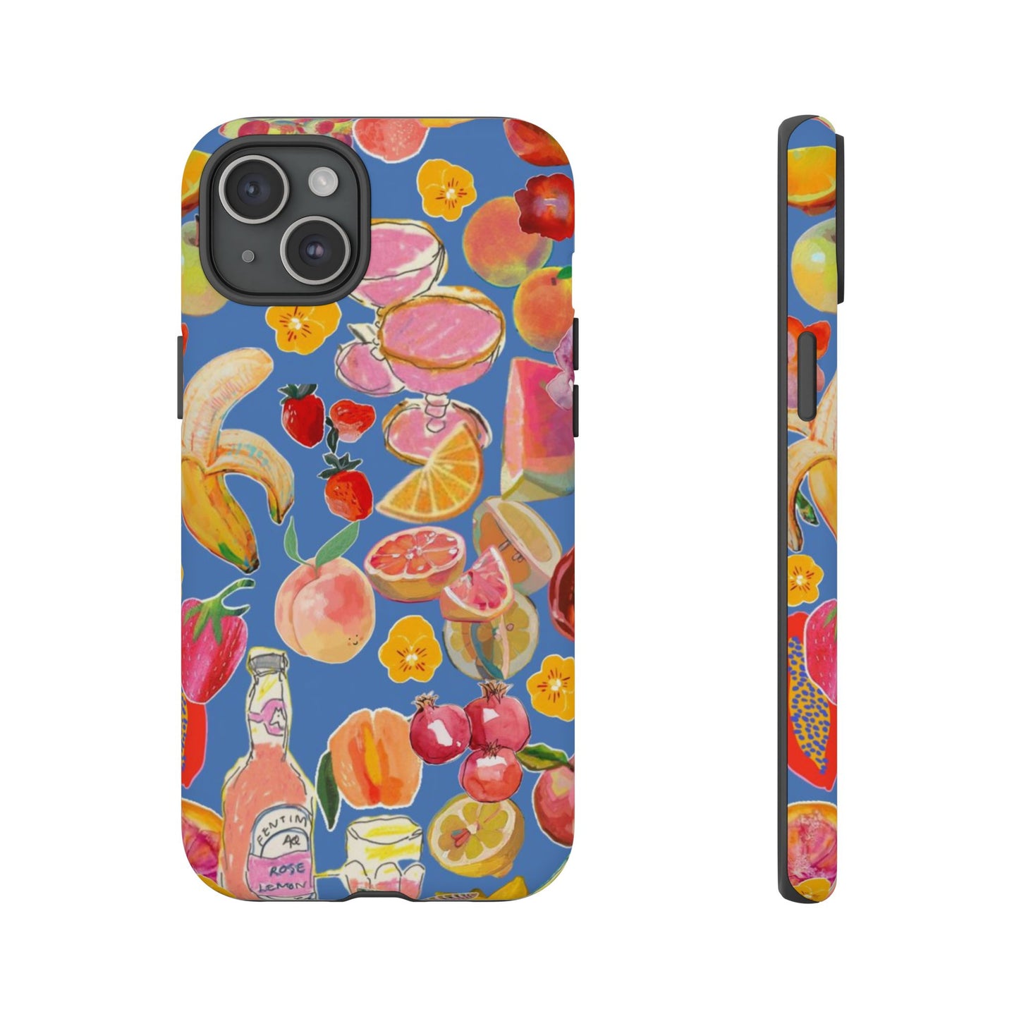 Colorful Fruit Collage Phone Case