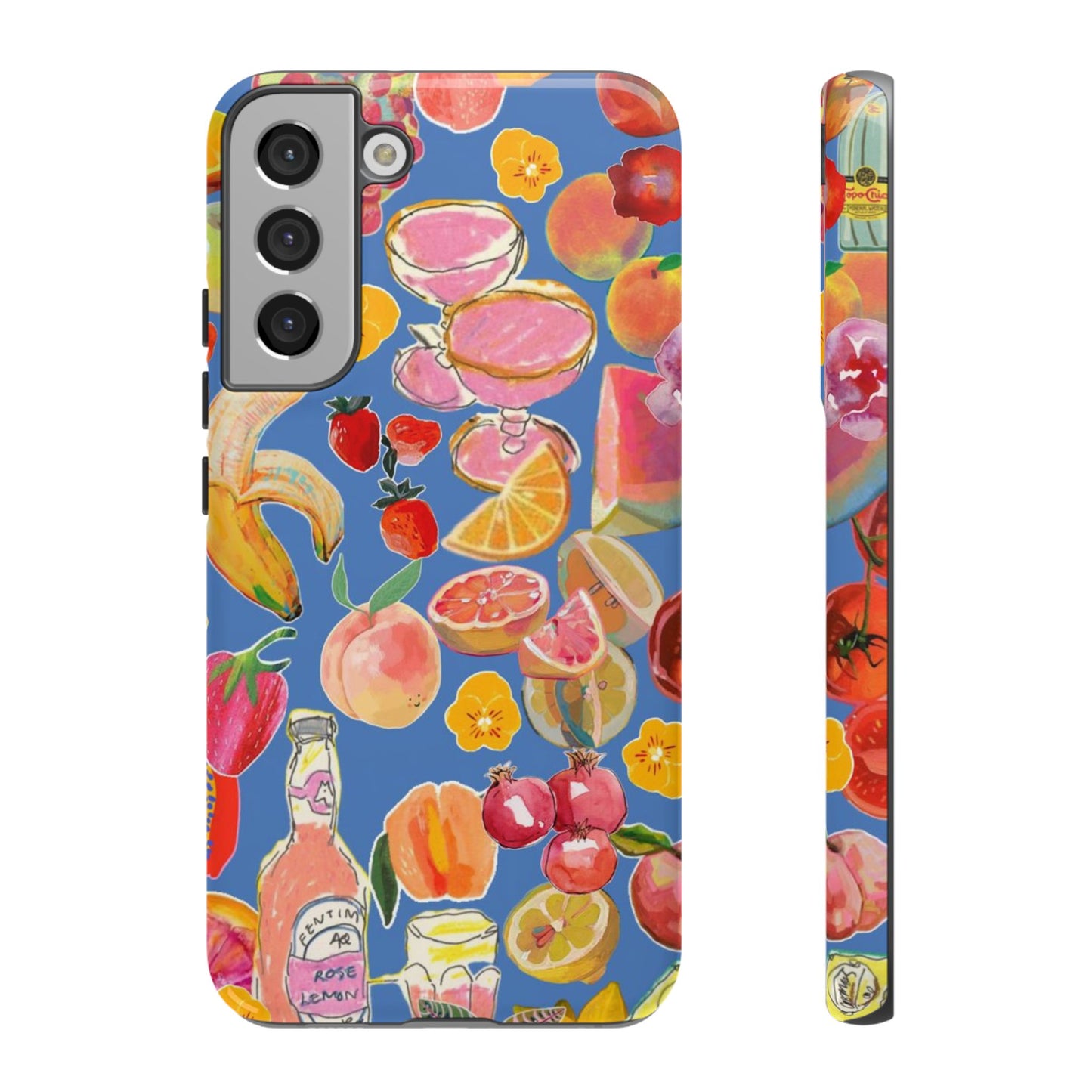 Colorful Fruit Collage Phone Case