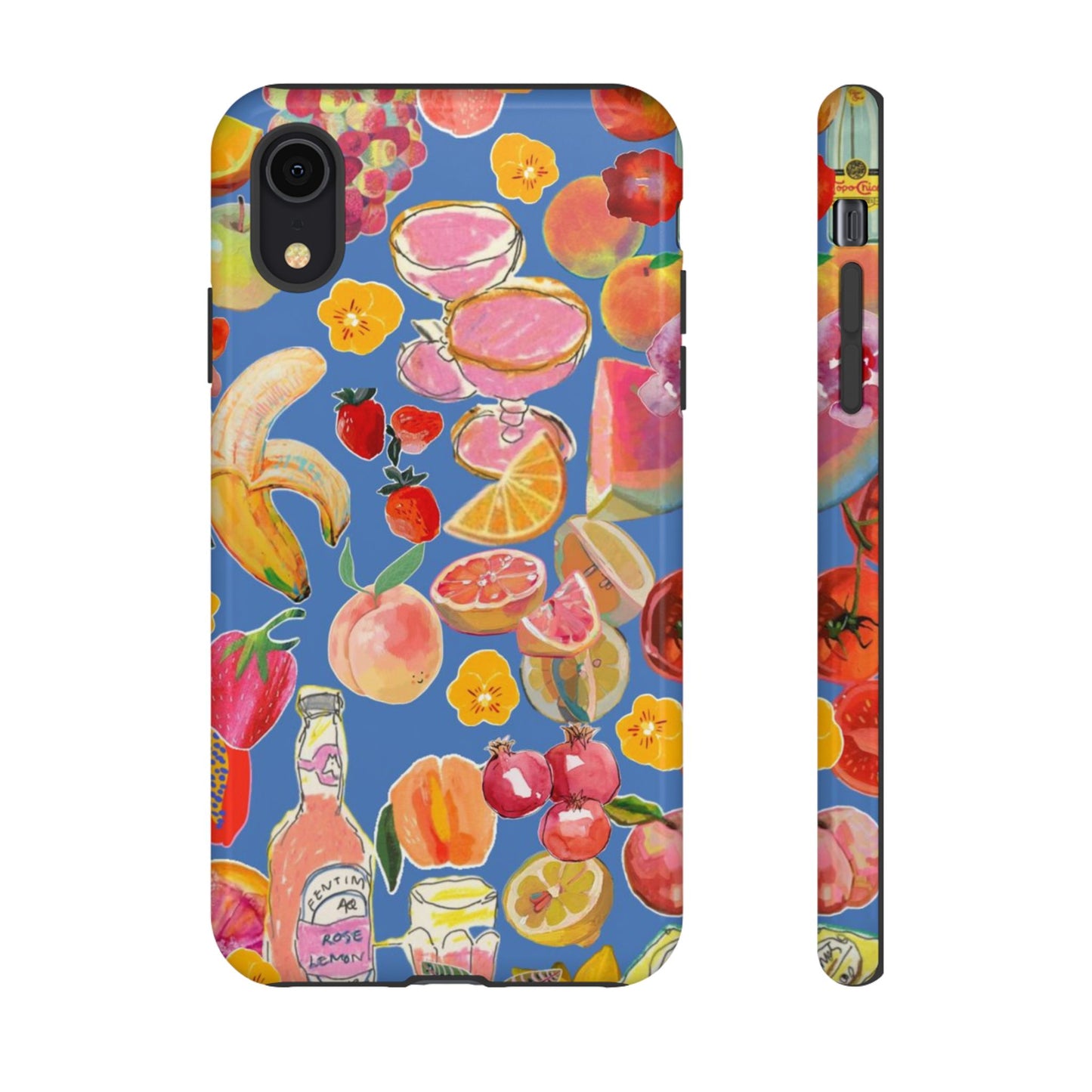 Colorful Fruit Collage Phone Case
