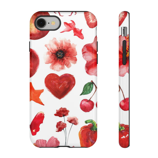 Red Watercolor Aquarell