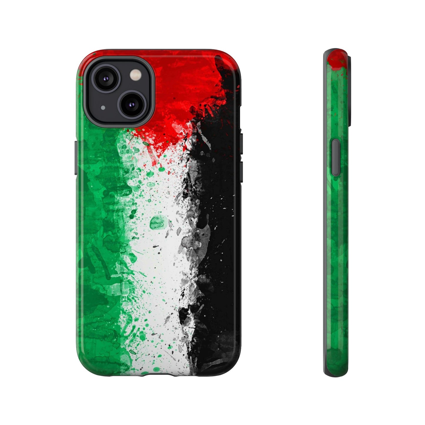Palestine Flag: Paint Style