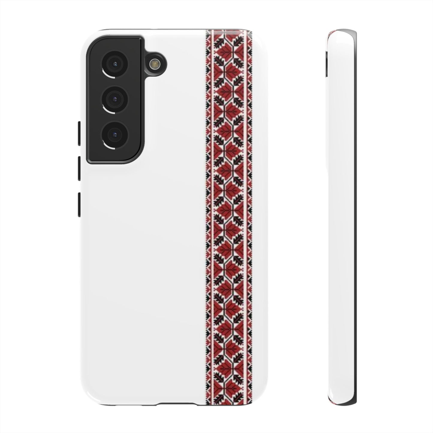Palestinian Tatreez White/Red