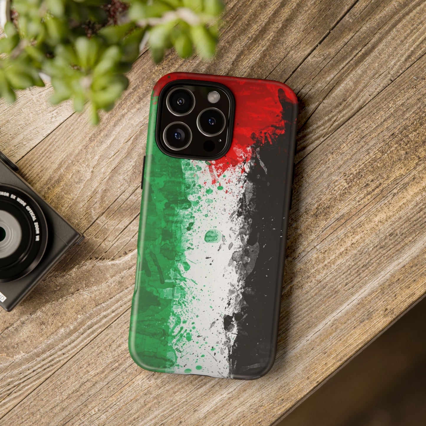 Palestine Flag: Paint Style
