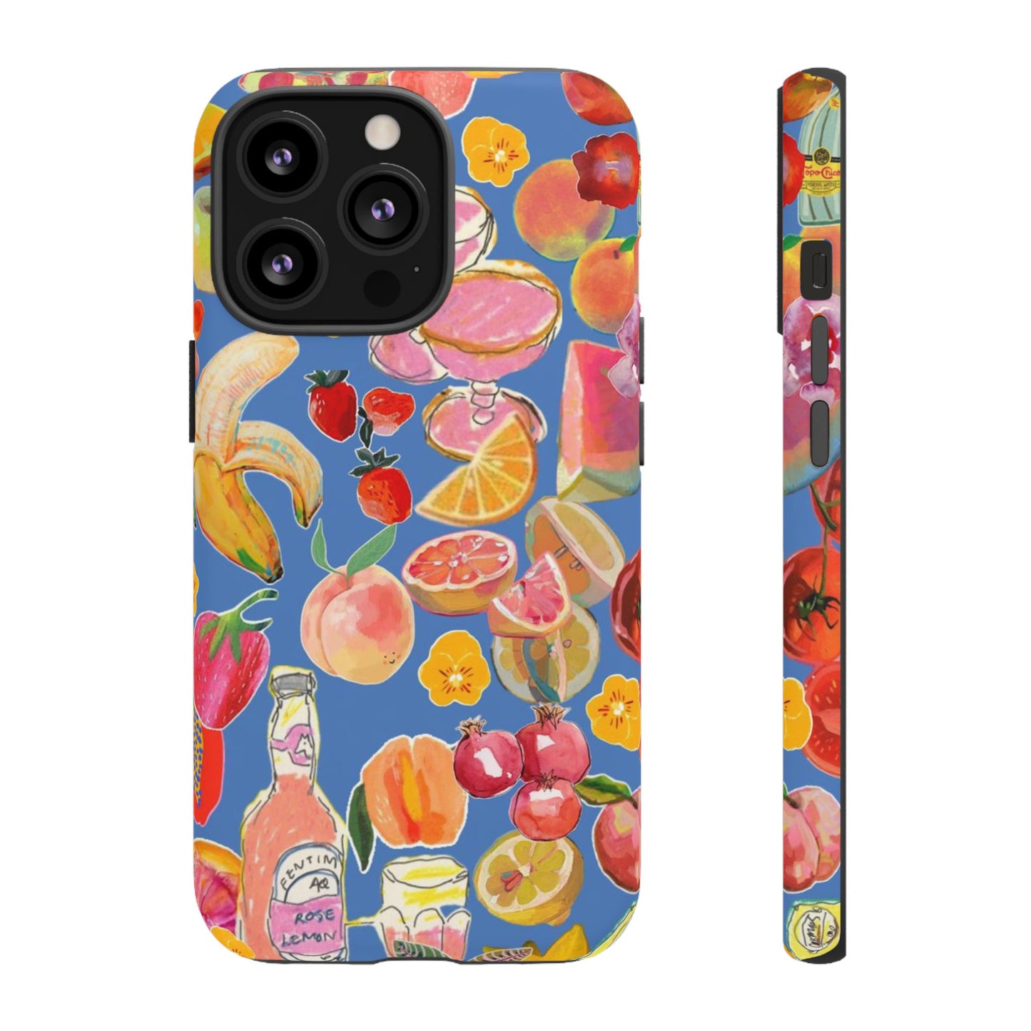 Colorful Fruit Collage Phone Case