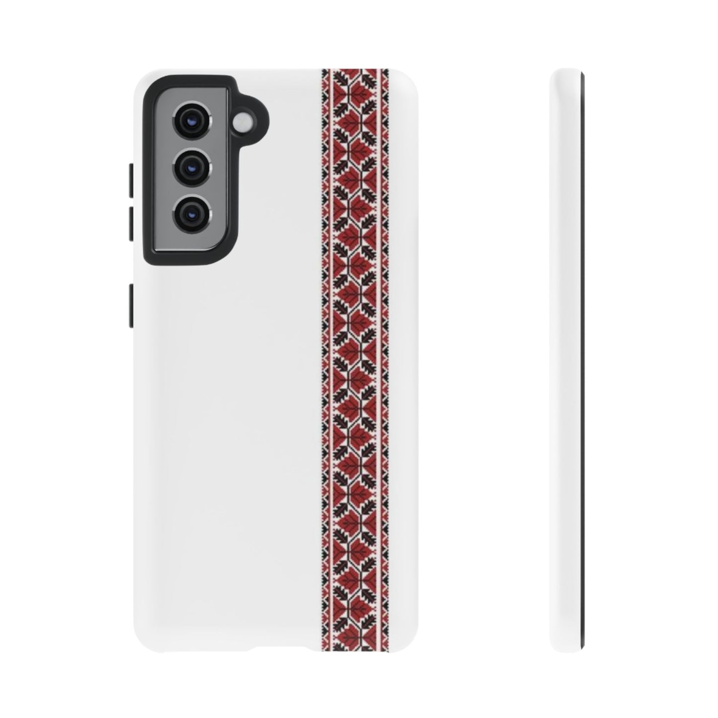 Palestinian Tatreez White/Red