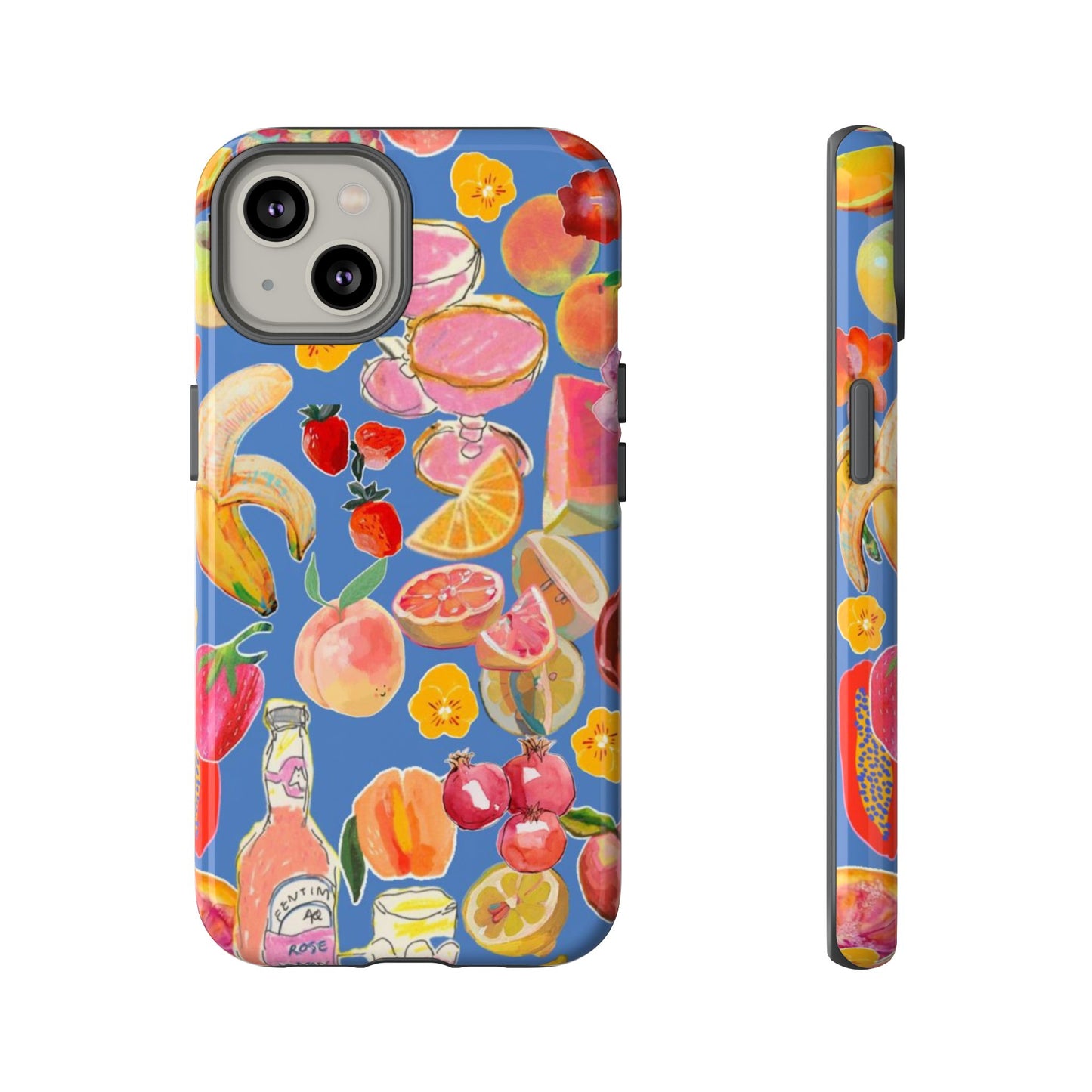 Colorful Fruit Collage Phone Case