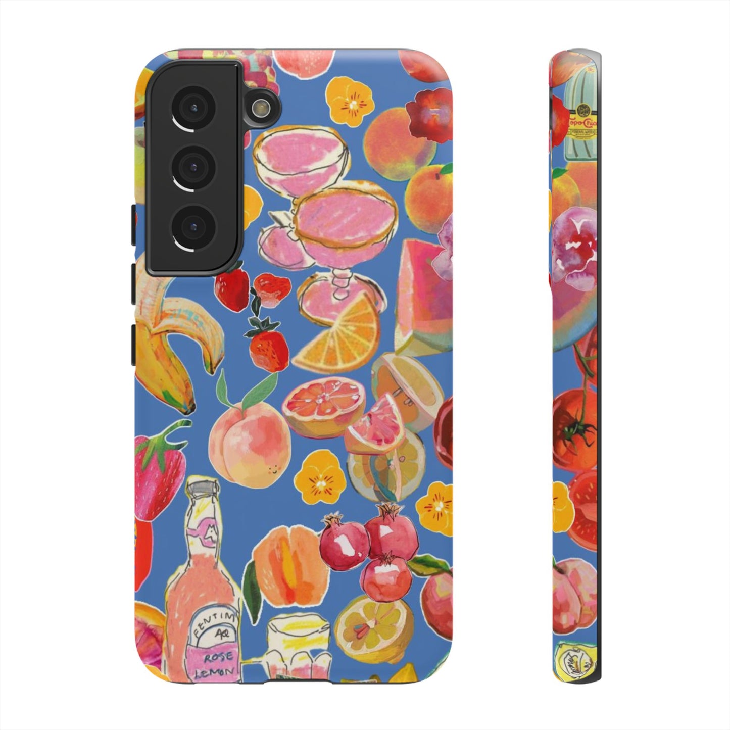 Colorful Fruit Collage Phone Case