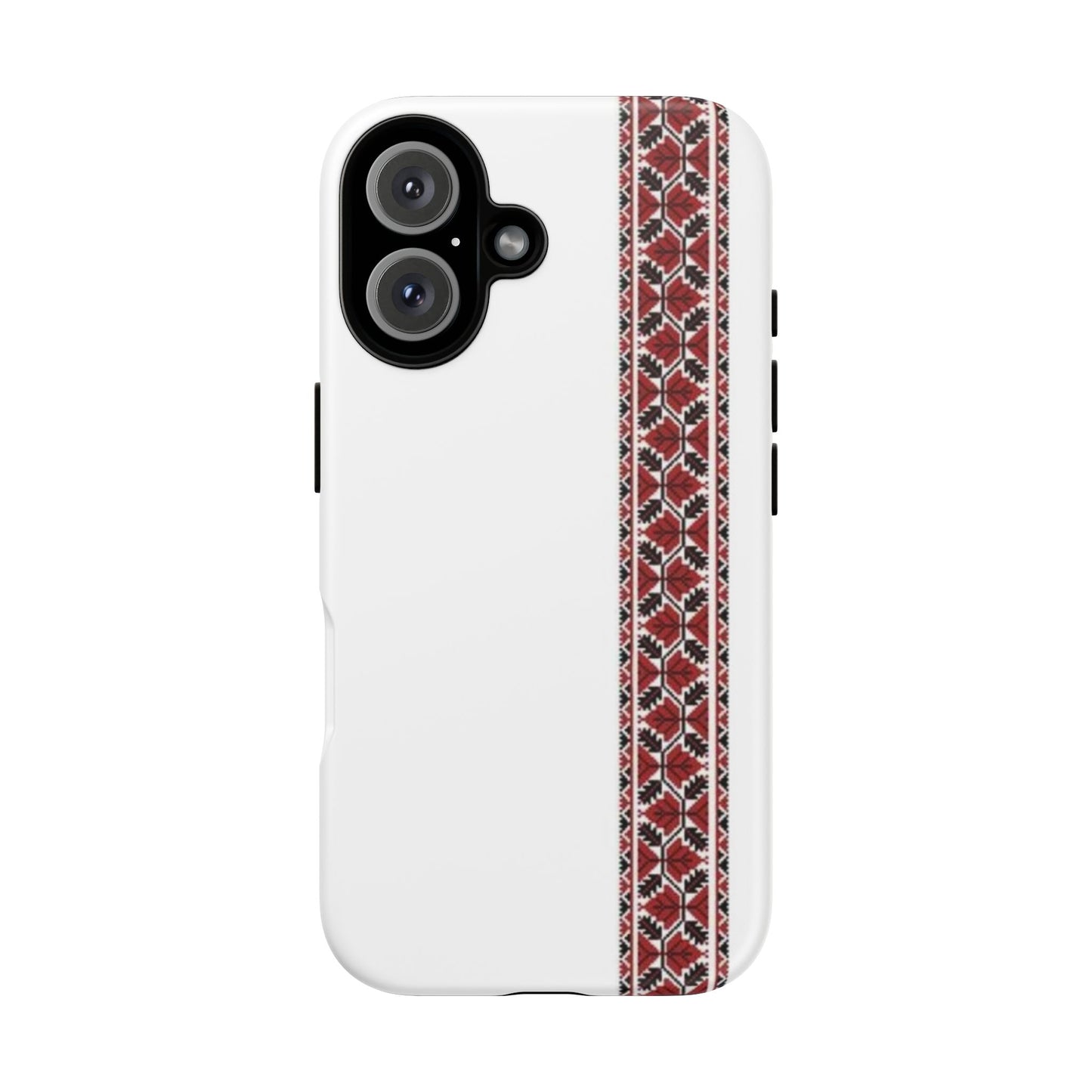 Palestinian Tatreez White/Red