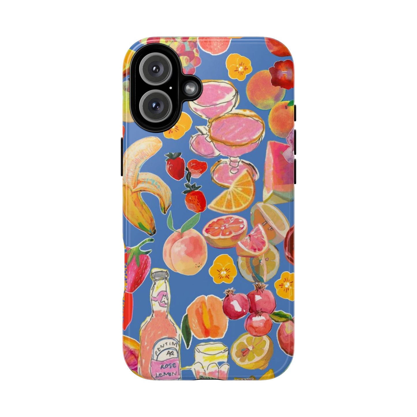 Colorful Fruit Collage Phone Case
