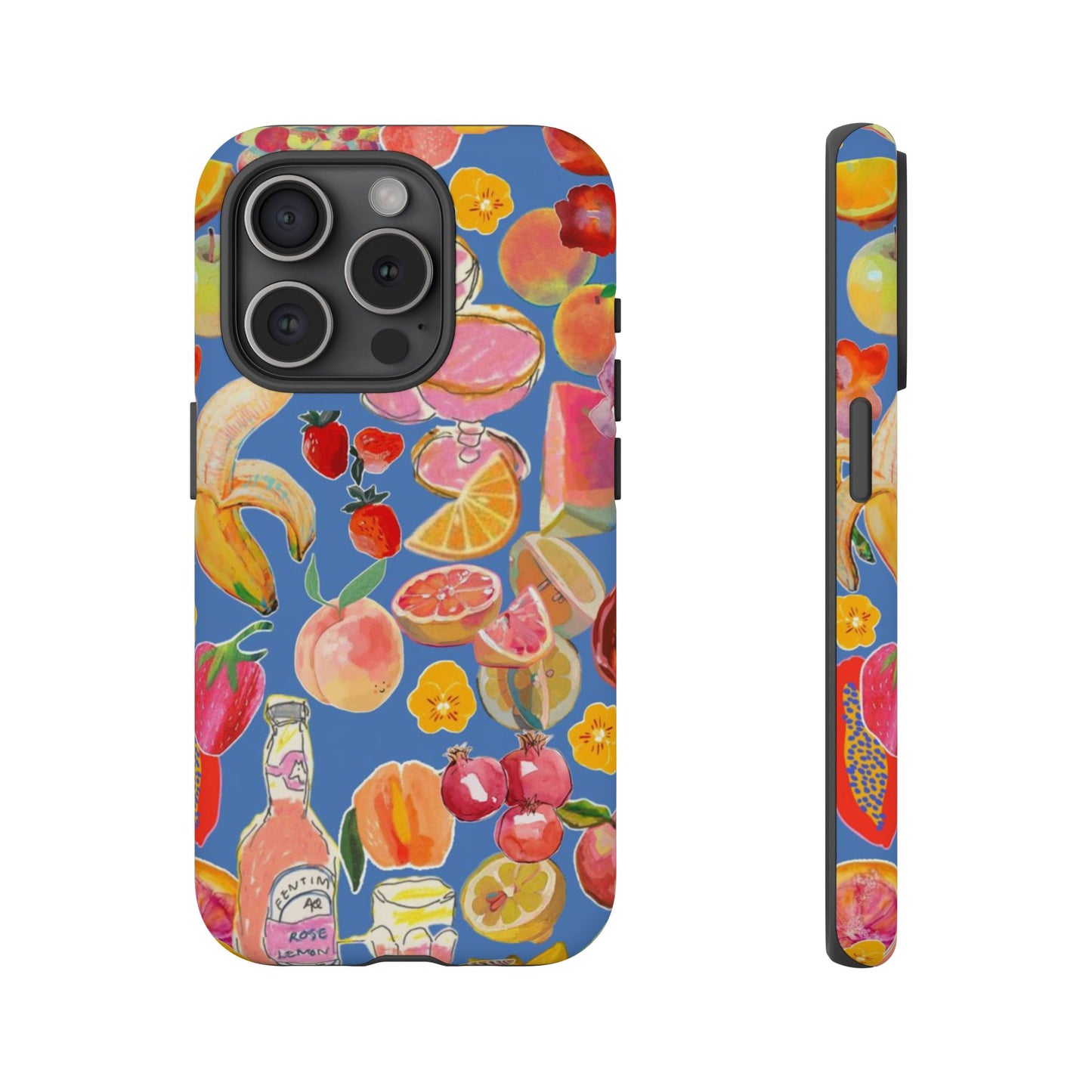 Colorful Fruit Collage Phone Case