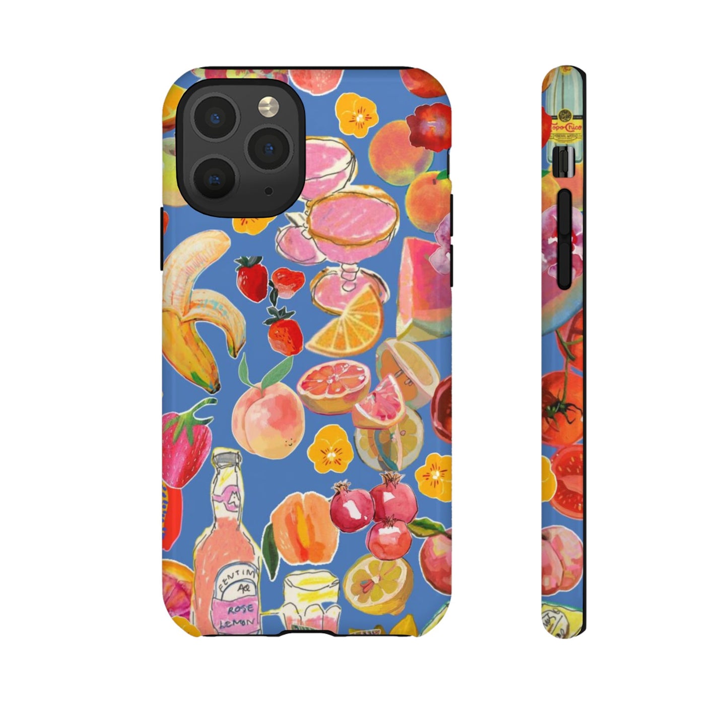 Colorful Fruit Collage Phone Case