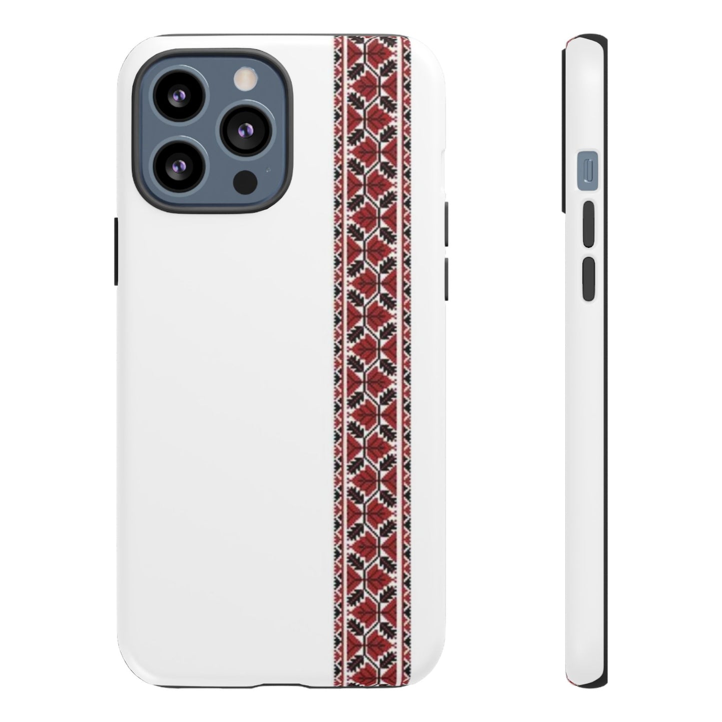 Palestinian Tatreez White/Red