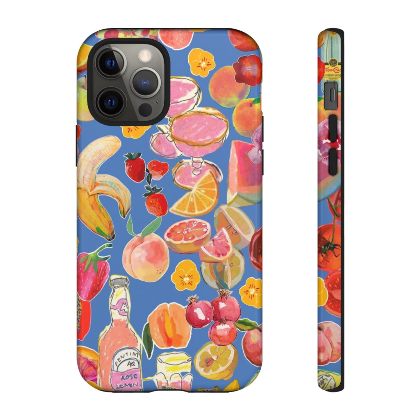 Colorful Fruit Collage Phone Case