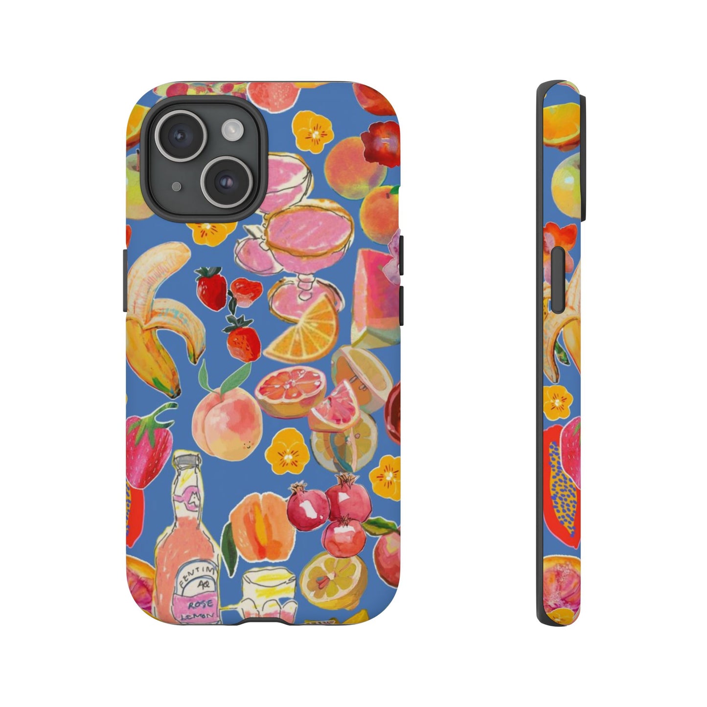 Colorful Fruit Collage Phone Case