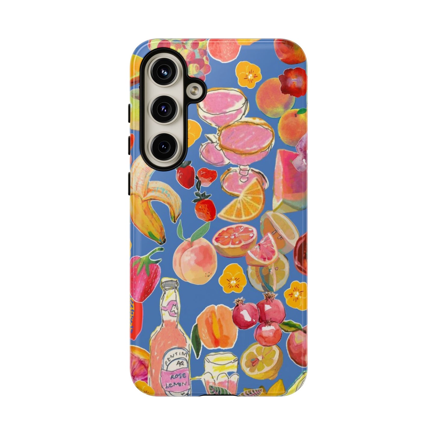 Colorful Fruit Collage Phone Case