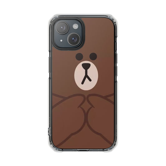 Bear Design Magnetic Phone Case