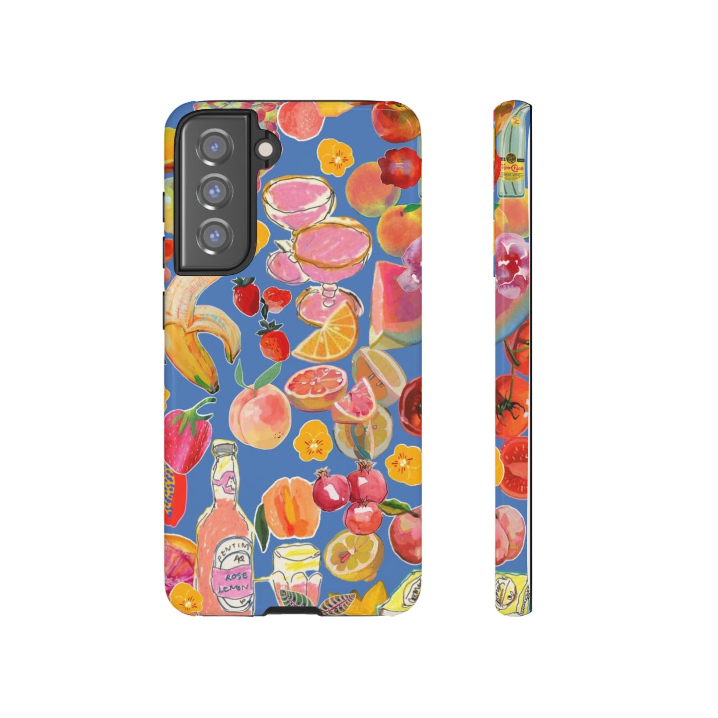Colorful Fruit Collage Phone Case