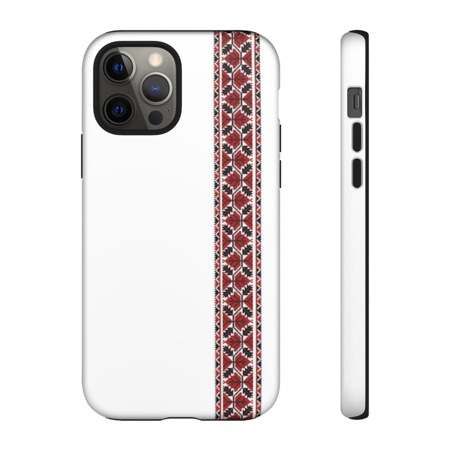Palestinian Tatreez White/Red