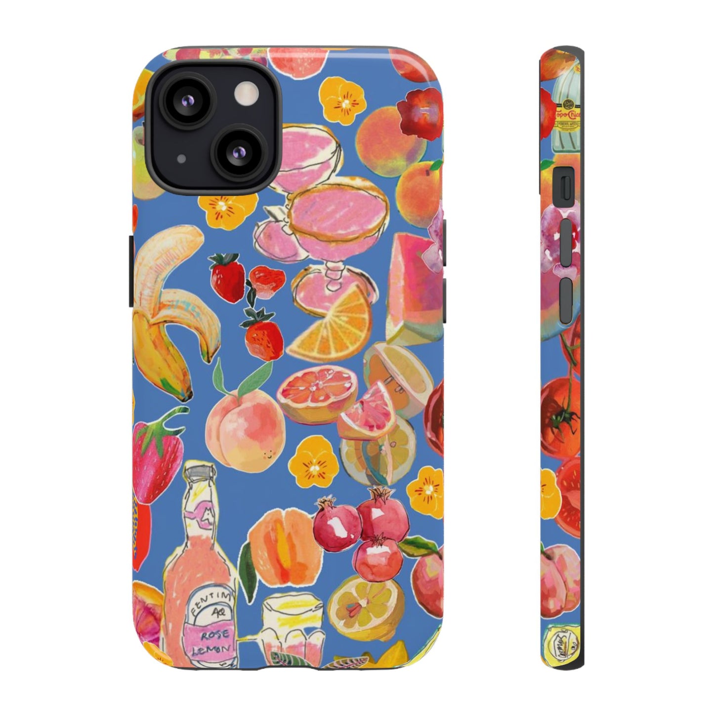 Colorful Fruit Collage Phone Case