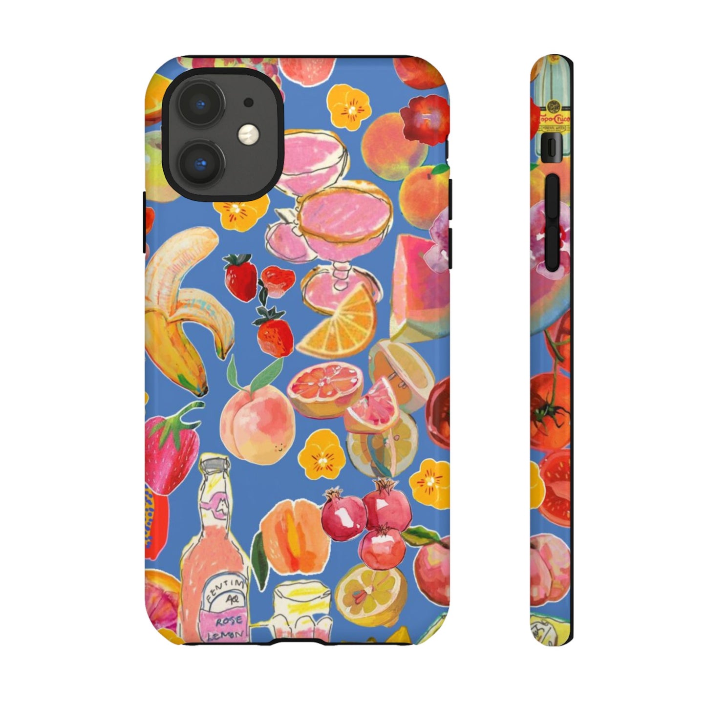 Colorful Fruit Collage Phone Case