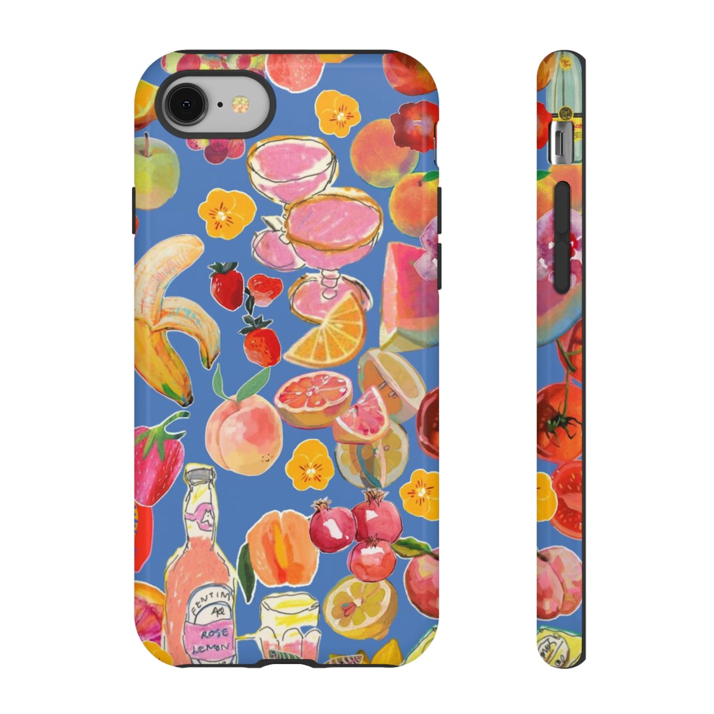 Colorful Fruit Collage Phone Case