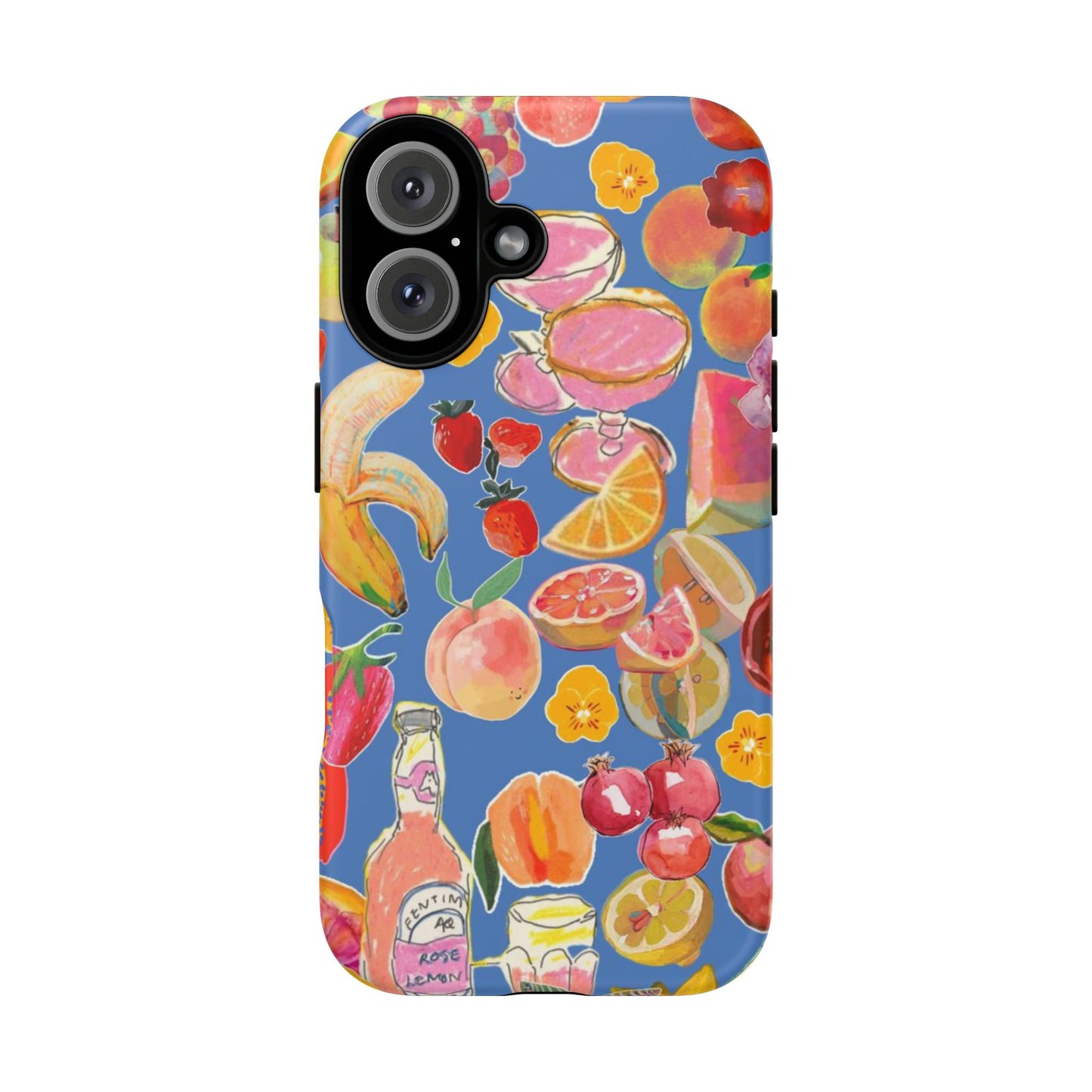 Colorful Fruit Collage Phone Case