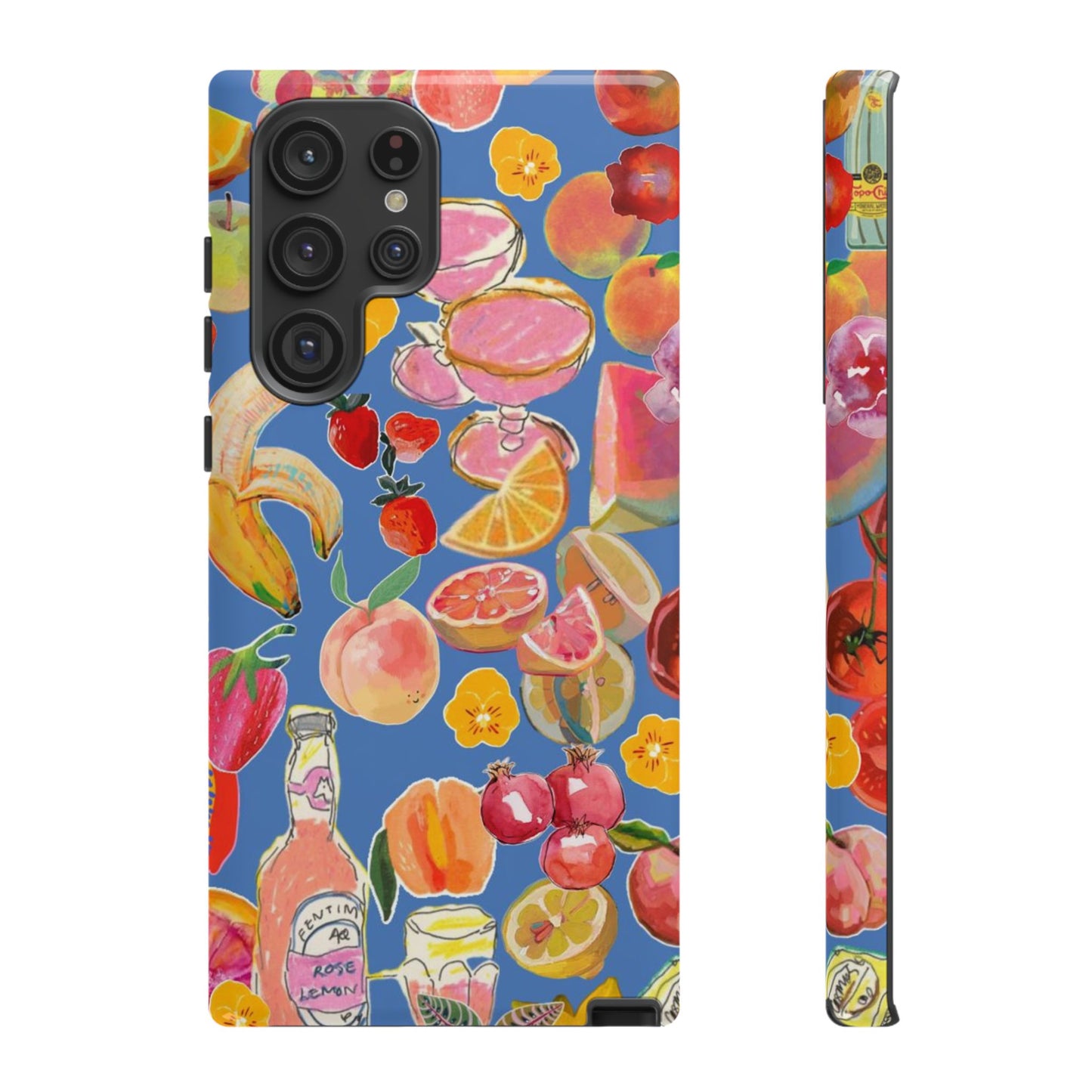 Colorful Fruit Collage Phone Case