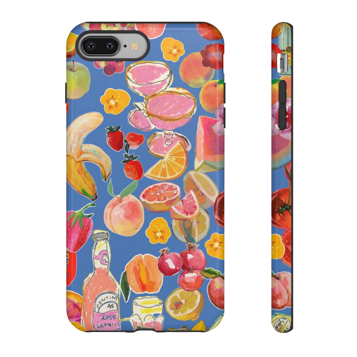 Colorful Fruit Collage Phone Case