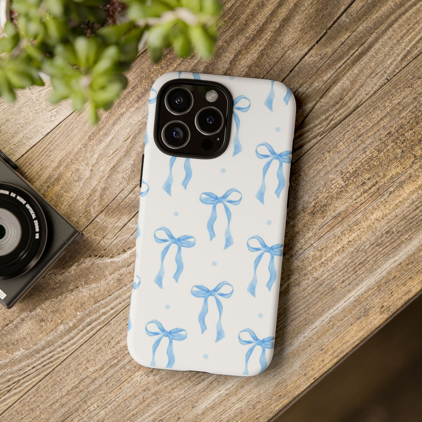 Blue Bow Phone Case