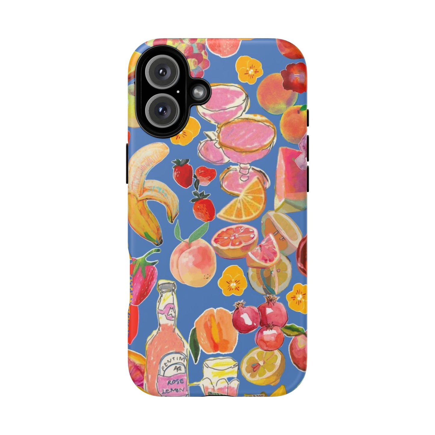 Colorful Fruit Collage Phone Case
