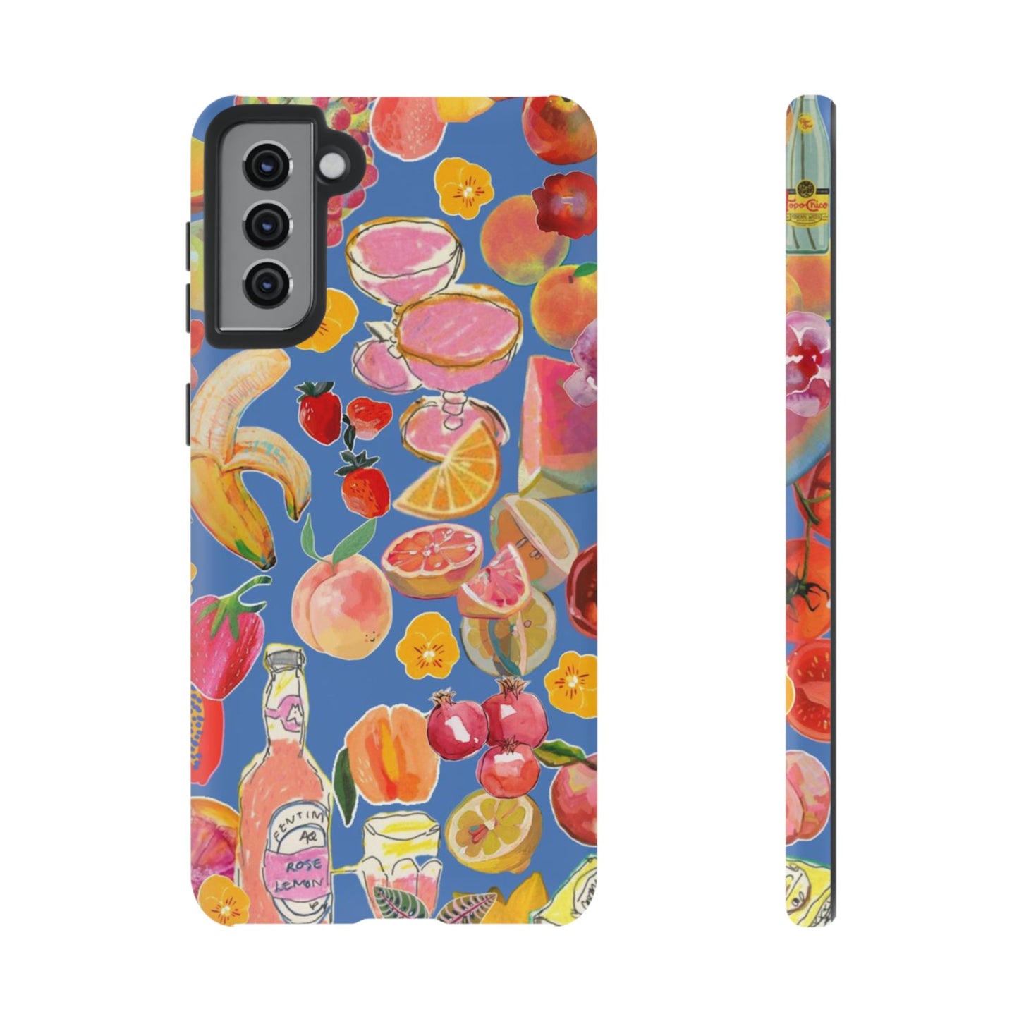 Colorful Fruit Collage Phone Case