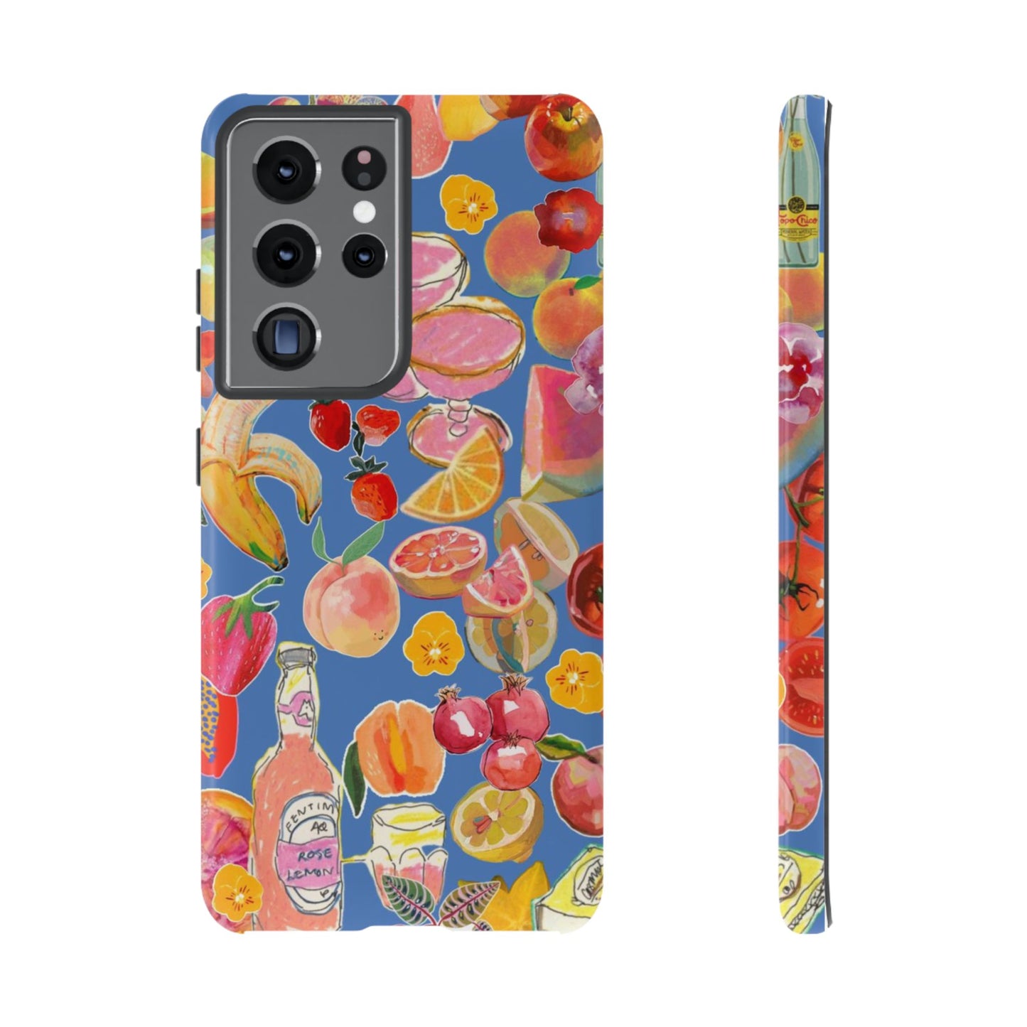 Colorful Fruit Collage Phone Case