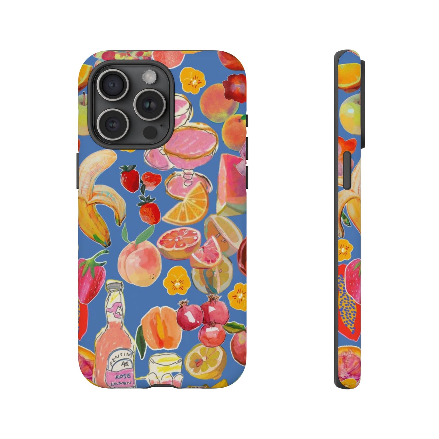 Colorful Fruit Collage Phone Case