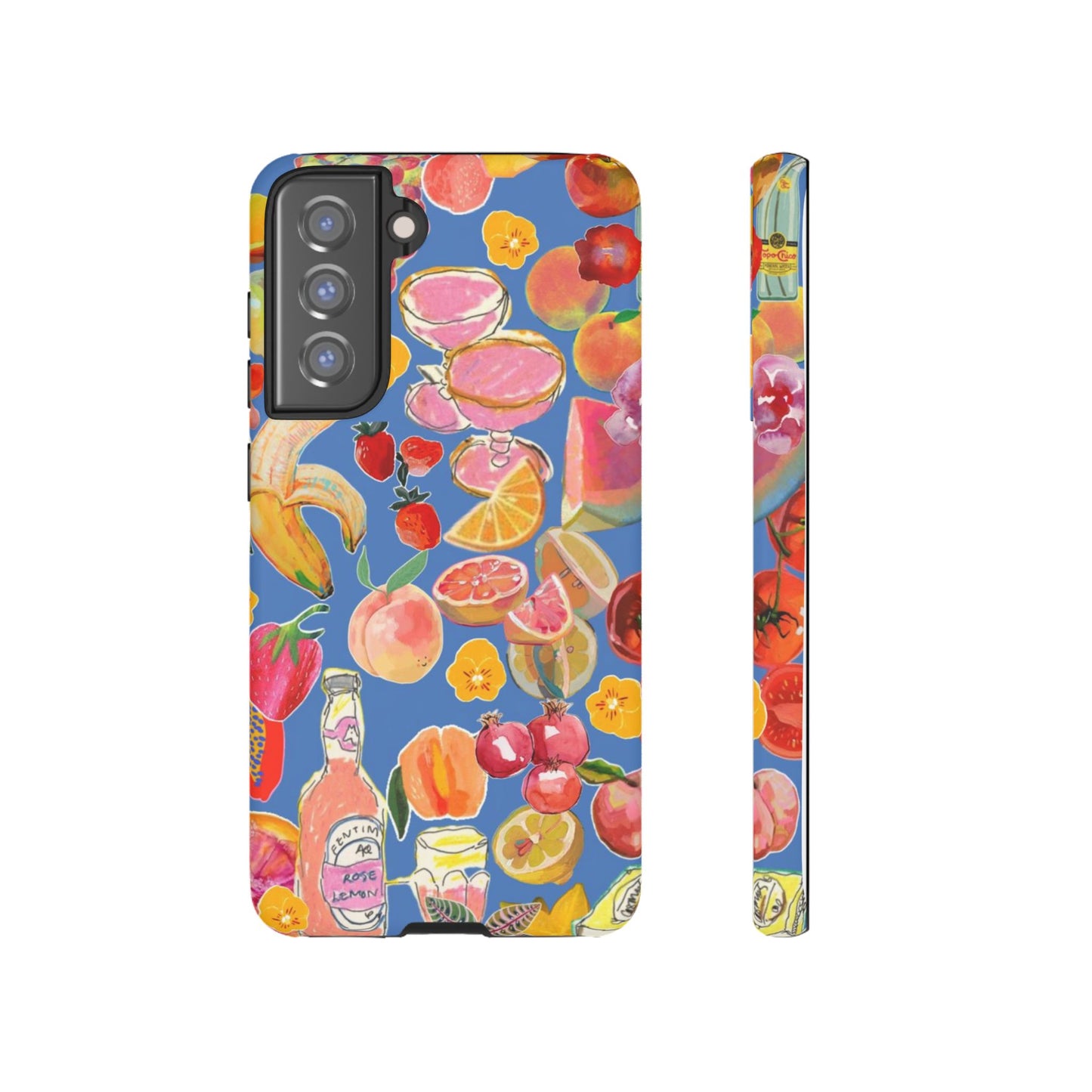 Colorful Fruit Collage Phone Case