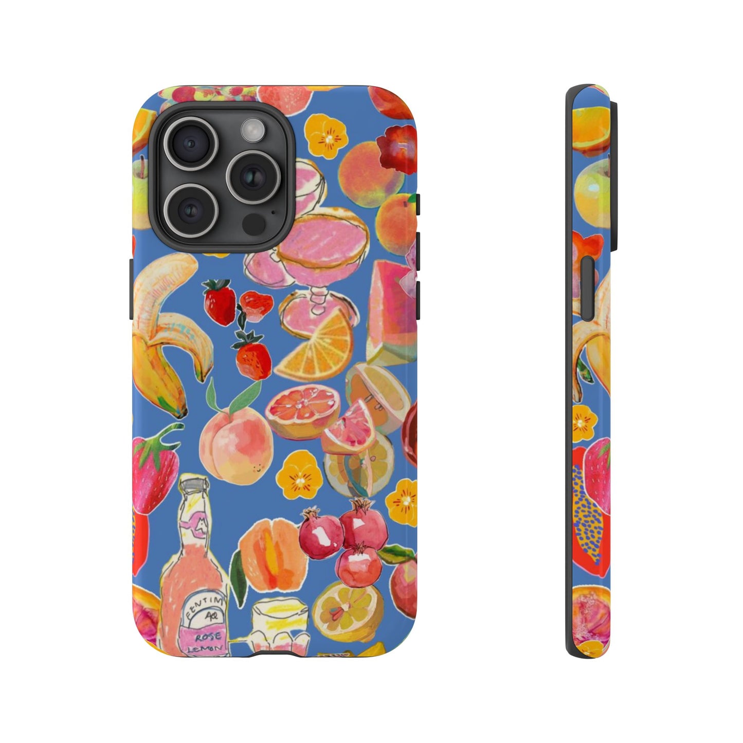 Colorful Fruit Collage Phone Case
