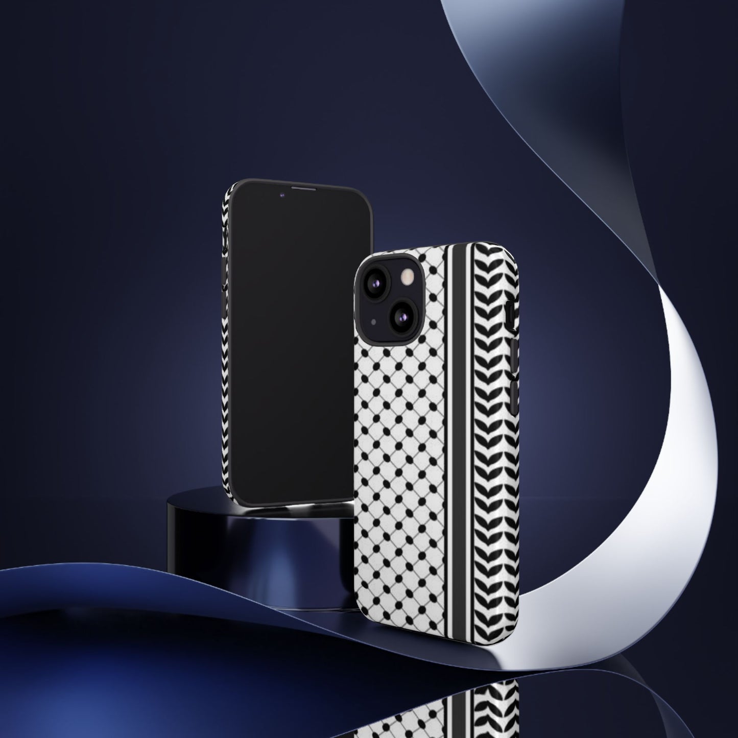 White & Black Keffiyeh Heritage