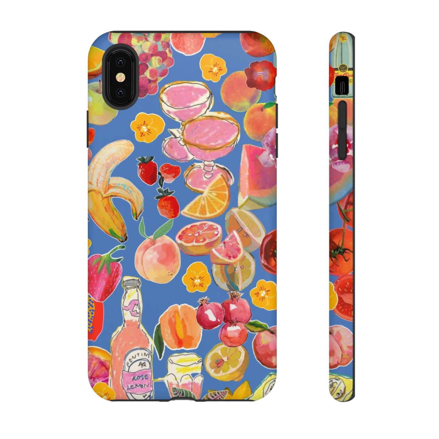 Colorful Fruit Collage Phone Case