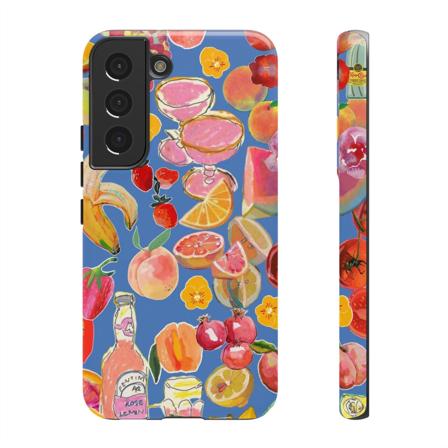 Colorful Fruit Collage Phone Case