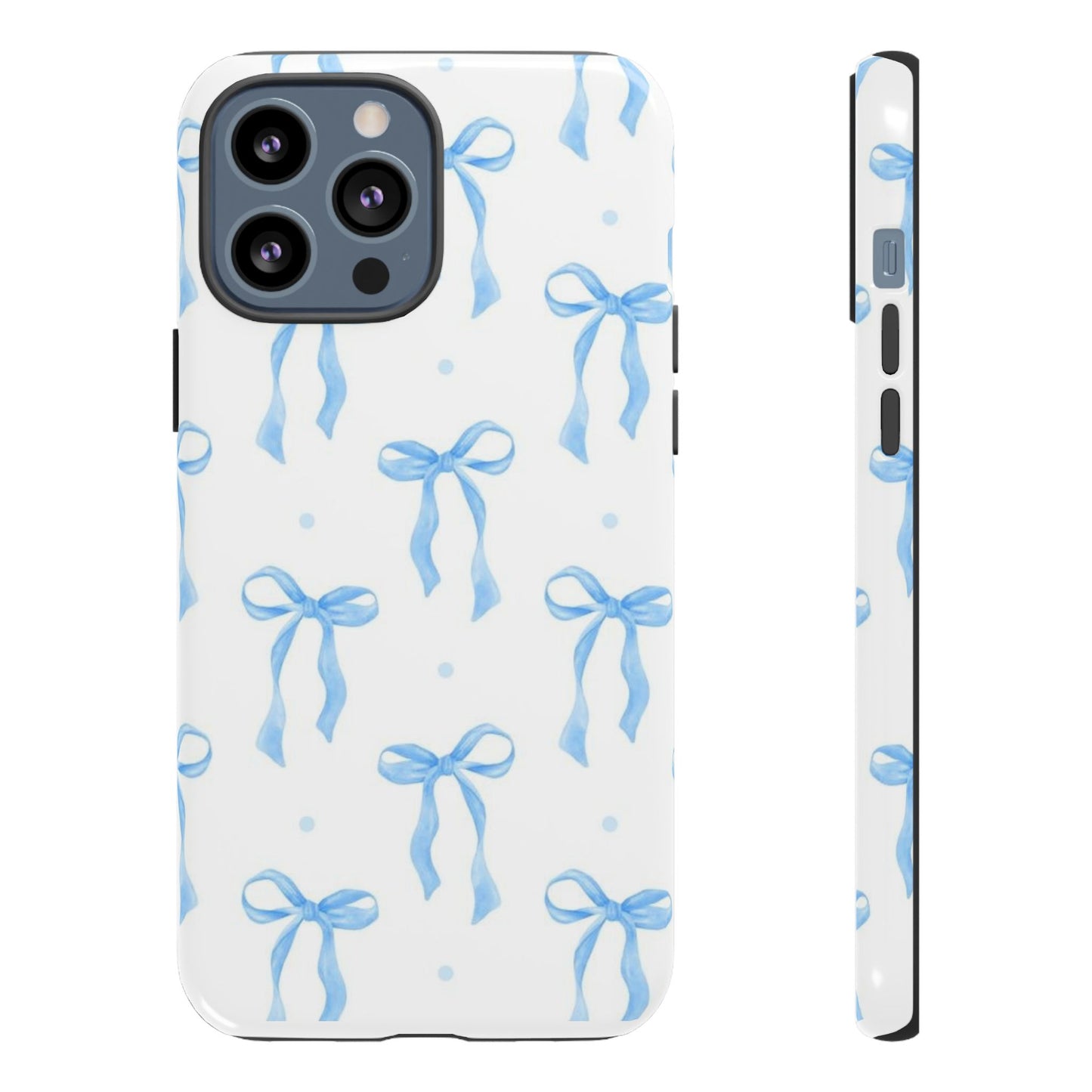 Blue Bow Phone Case
